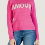 Maglione Jacqueline de Yong amour life l/s on pearl jacq pull knt Rosa - Foto 1