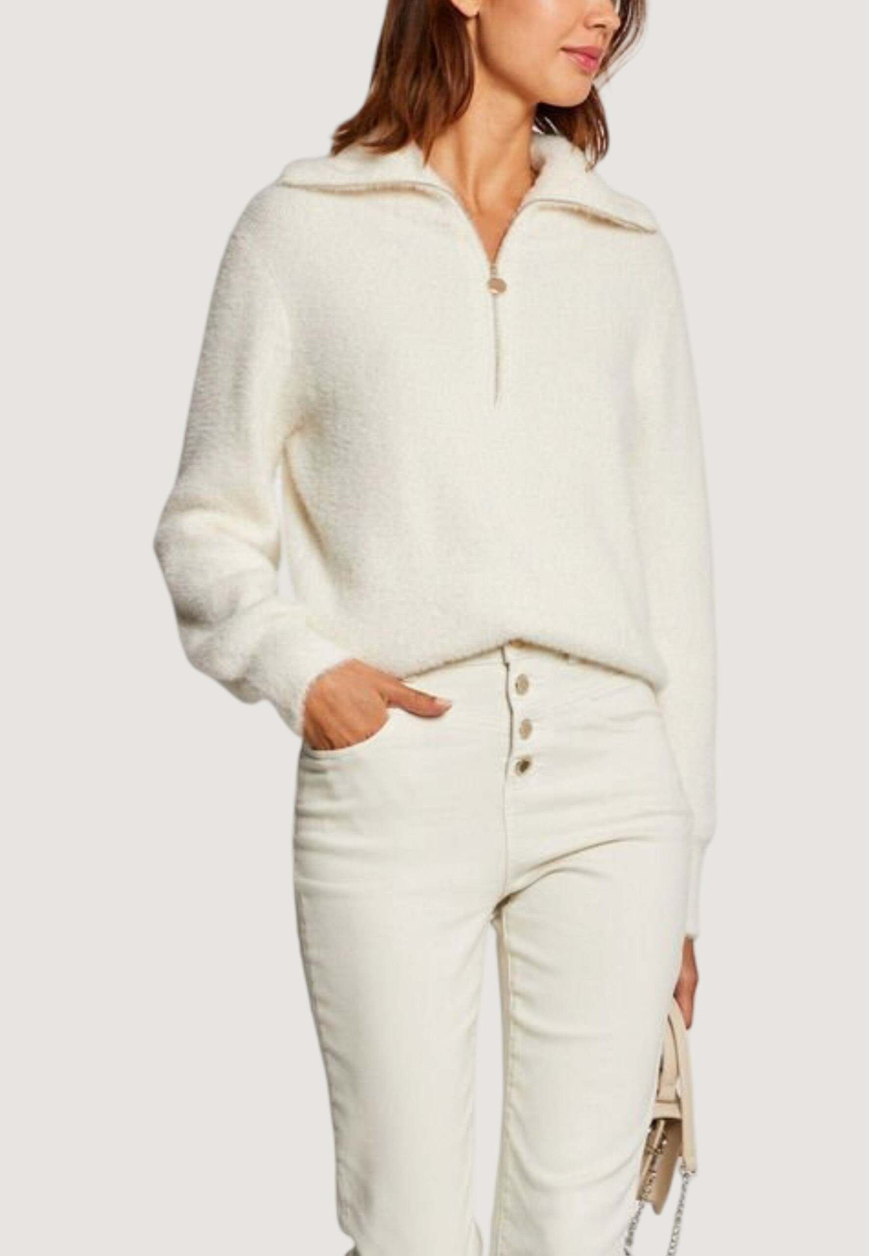 Maglione Morgan De Toi Avorio - Foto 1