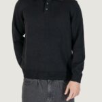 Maglione Only & Sons onshope rlx ls polo knit life Nero - Foto 1