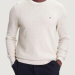 Maglione Tommy Hilfiger essential structure Beige chiaro - Foto 1