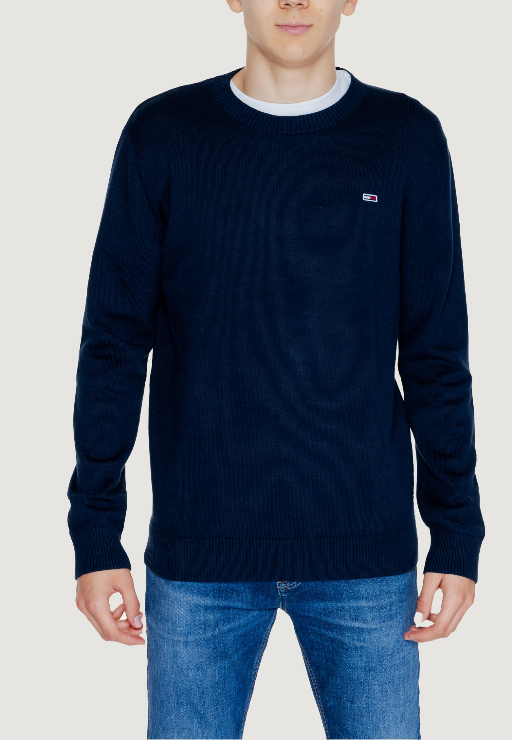 Maglione Tommy Hilfiger Jeans tjm essential Blue scuro - Foto 1