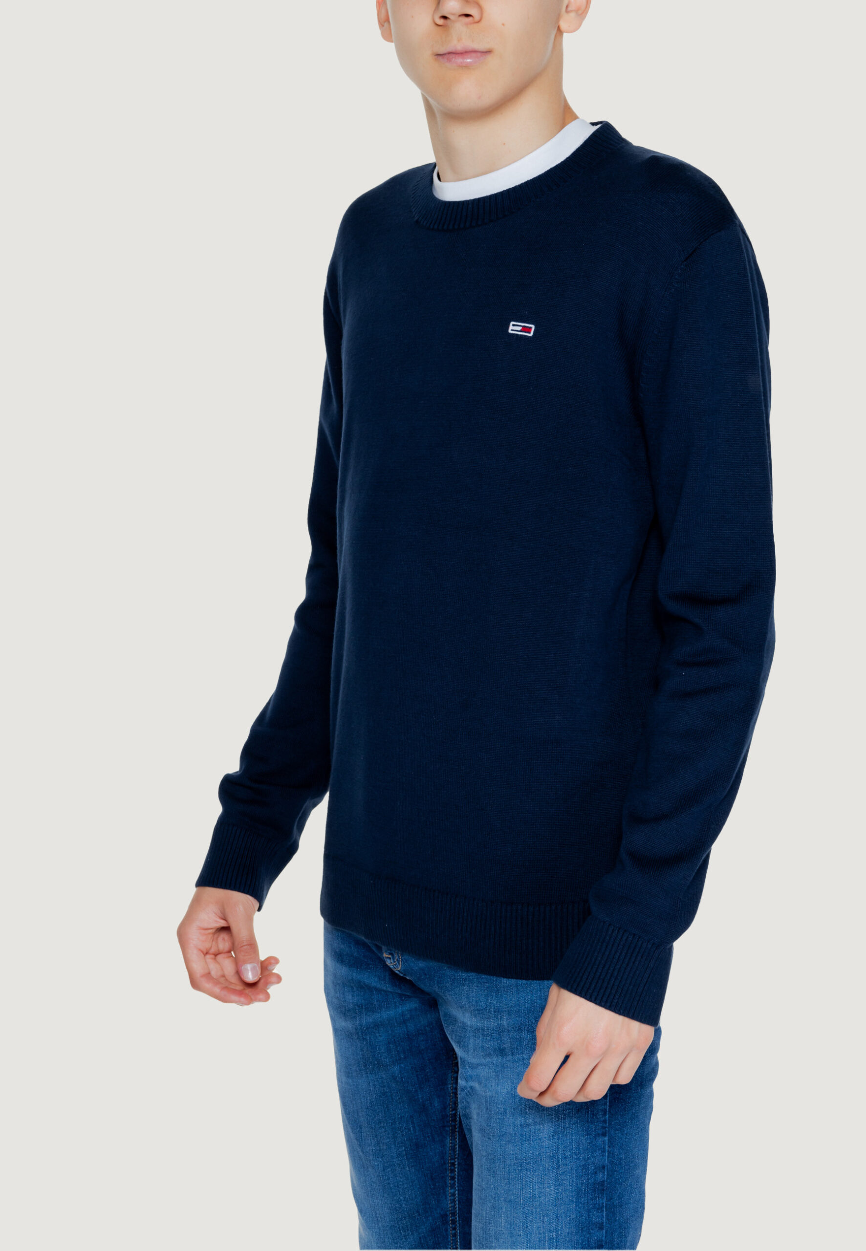 Maglione Tommy Hilfiger Jeans tjm essential Blue scuro - Foto 4