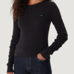 Maglione Tommy Hilfiger Jeans tjw cable essential Nero - Foto 1