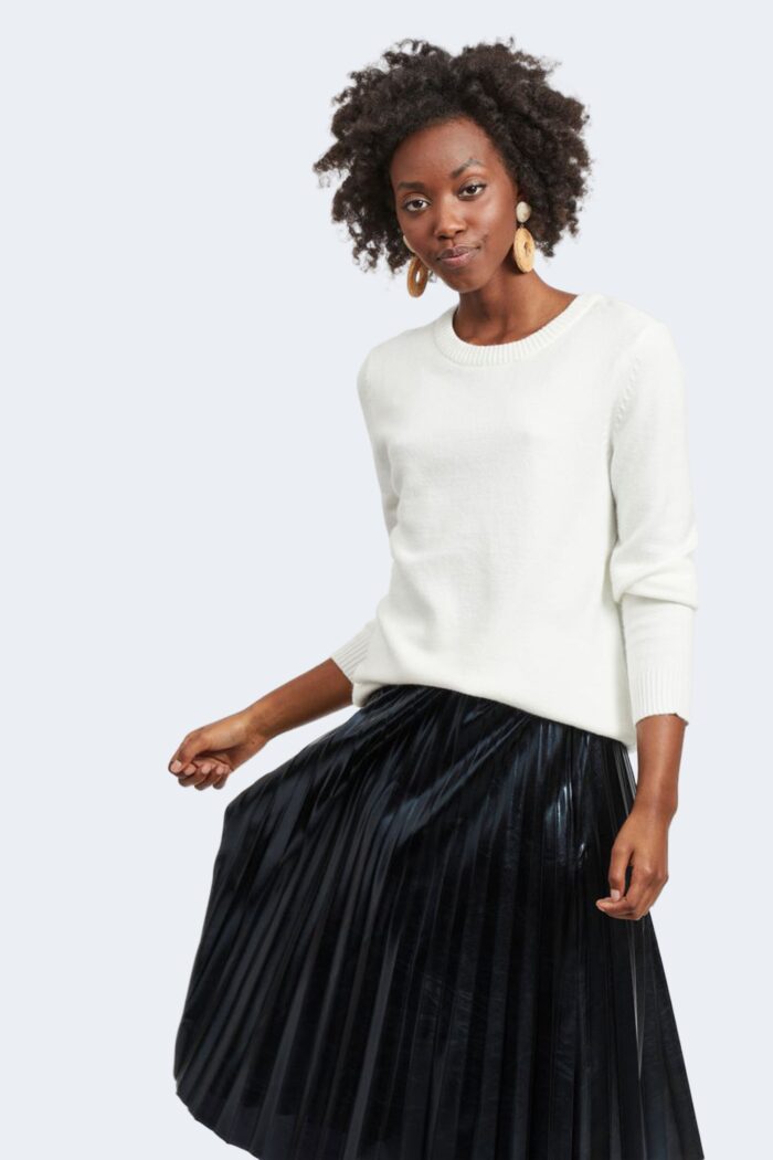 Maglione Vila Clothes viril o-neck  Bianco