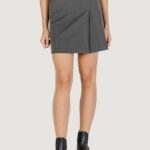 Minigonna Only onlsulajma hw pleat skirt cc tlr Grigio - Foto 1