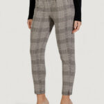 Pantaloni a sigaretta ICHI ihmanse check pa Beige - Foto 1