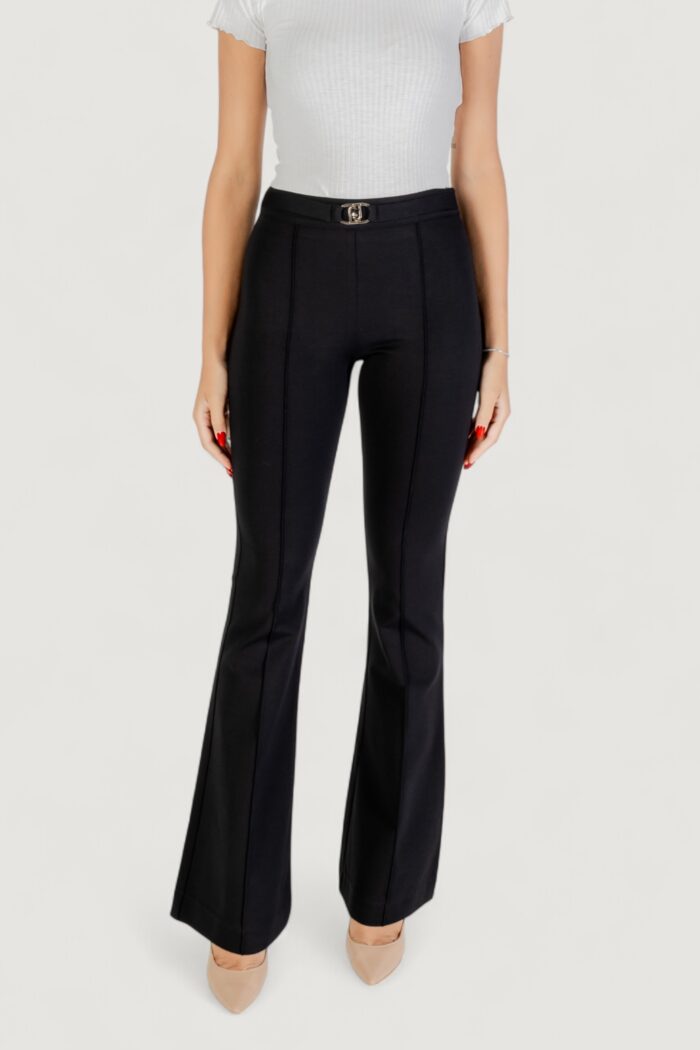 Pantaloni bootcut Liu-Jo pant.beat nervature h.w. Nero