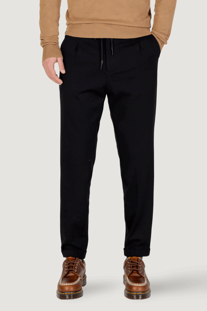 Pantaloni YOS pantalone punto mil Nero