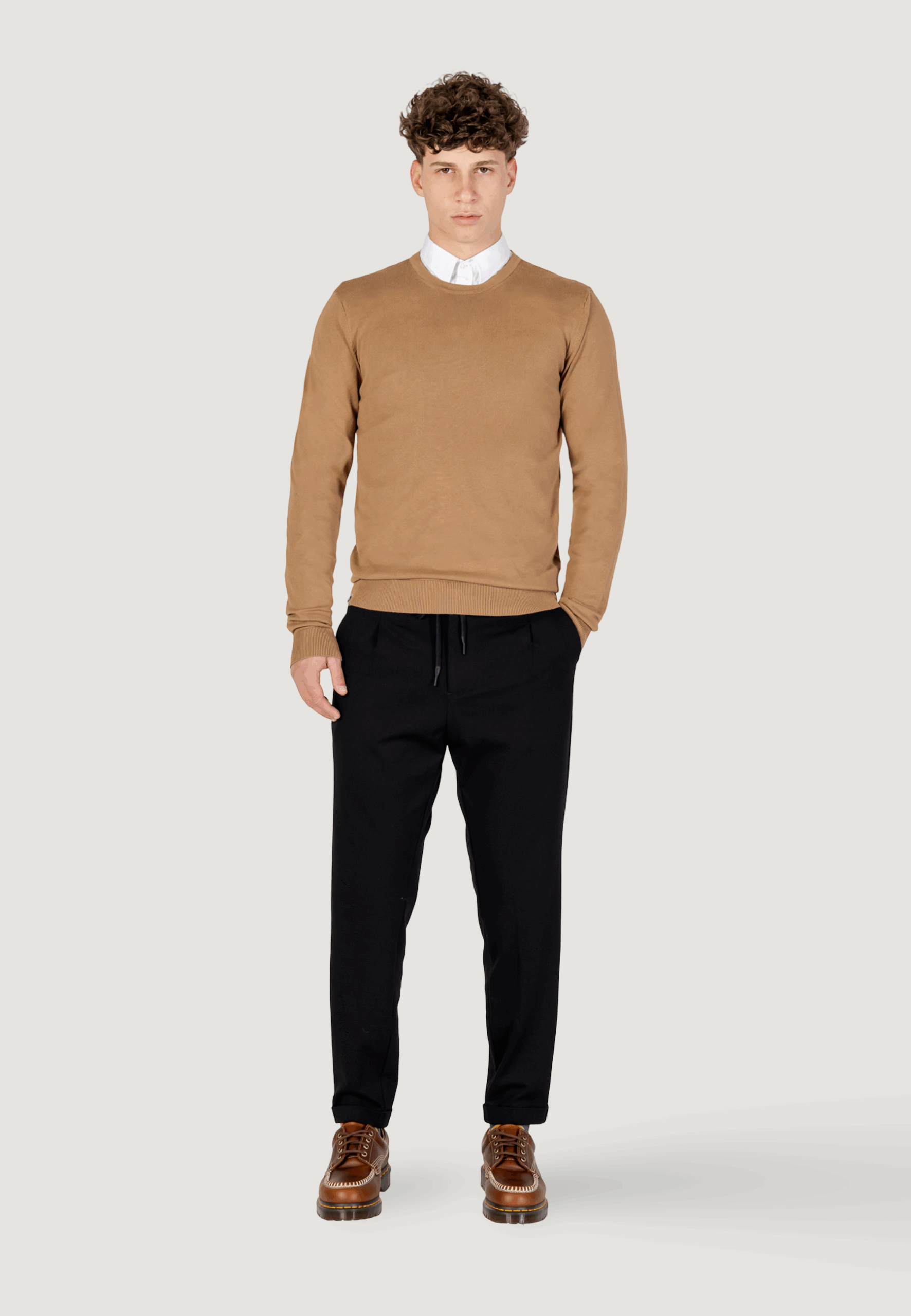 Pantaloni YOS pantalone punto mil Nero - Foto 5