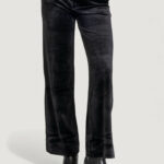 Pantaloni regular Only onlkayle-elsy straight velvet pant tlr Nero - Foto 1