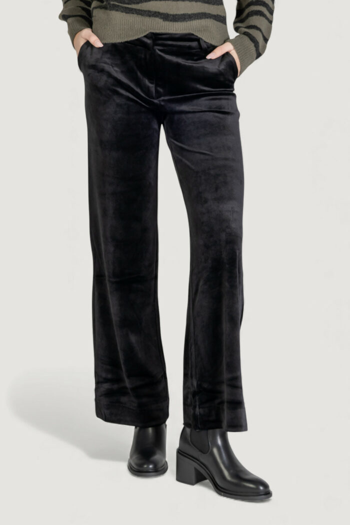 Pantaloni regular Only onlkayle-elsy straight velvet pant tlr Nero