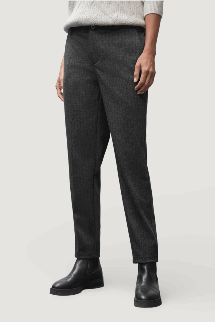 Pantaloni regular Street One vvm ltd qr style chino Nero