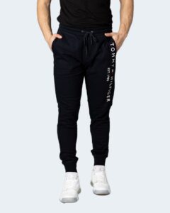 Pantaloni sportivi Tommy Hilfiger Jeans tommy logo sweatpants Blue scuro - Foto 1