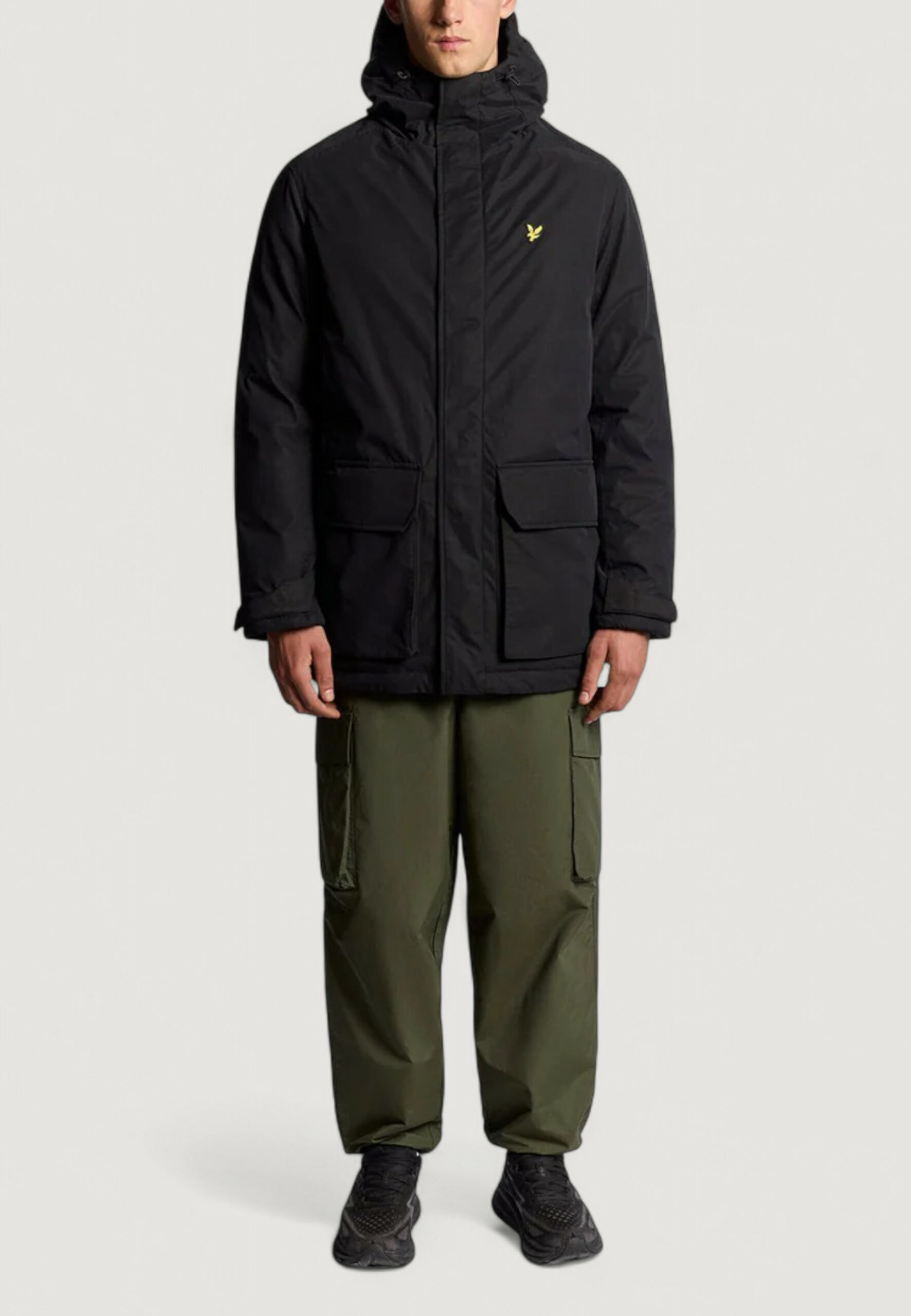 Parka Lyle & Scott membrane parka Nero - Foto 2