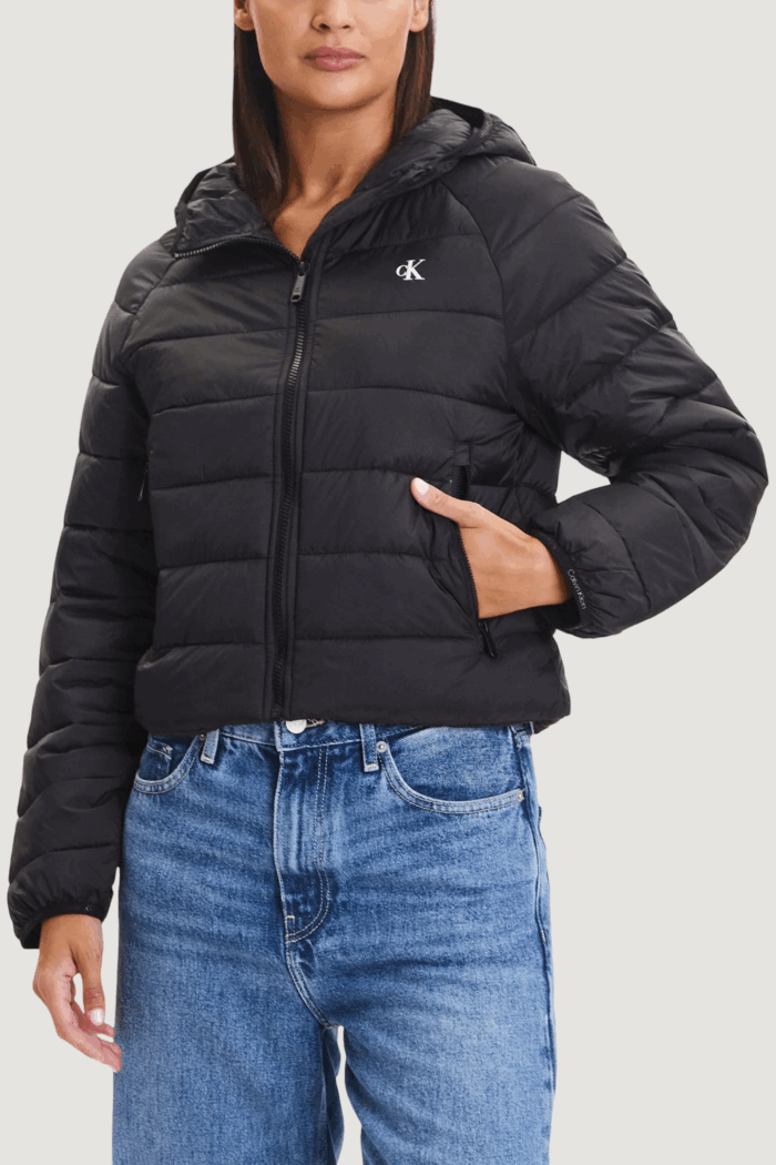Piumino Calvin Klein Jeans lightweight quilted Nero