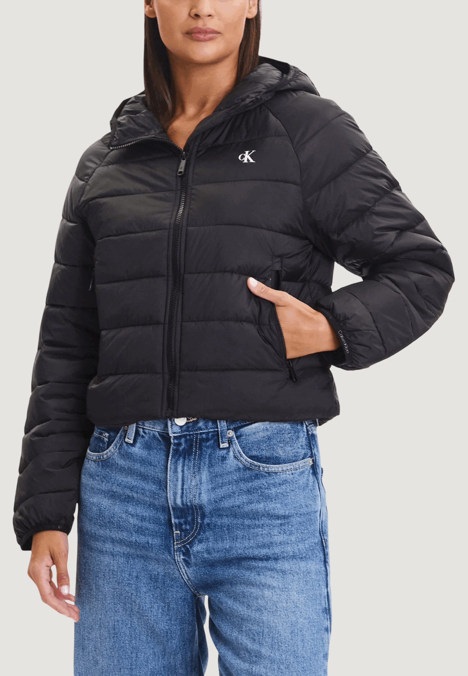 Piumino Calvin Klein Jeans lightweight quilted Nero - Foto 1