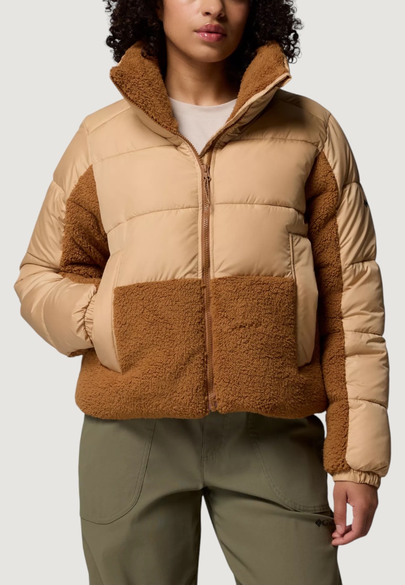 Piumino COLUMBIA leadbetter point™ ii sherpa hybrid Beige - Foto 1