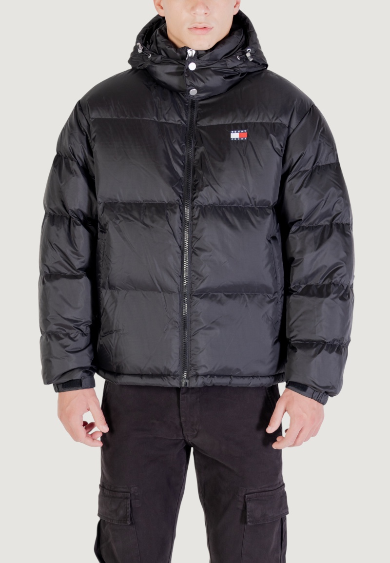 Piumino Tommy Hilfiger Jeans tjm alaska down puff Nero - Foto 5