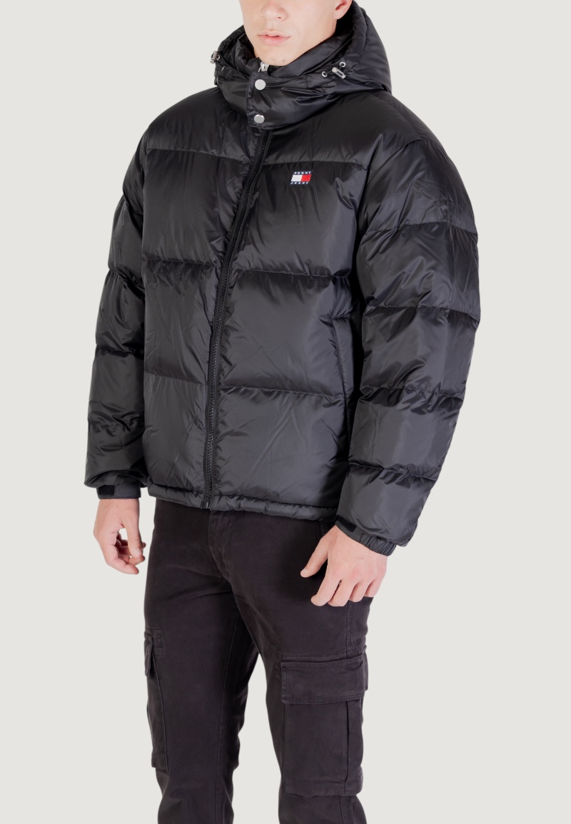 Piumino Tommy Hilfiger Jeans tjm alaska down puff Nero - Foto 3