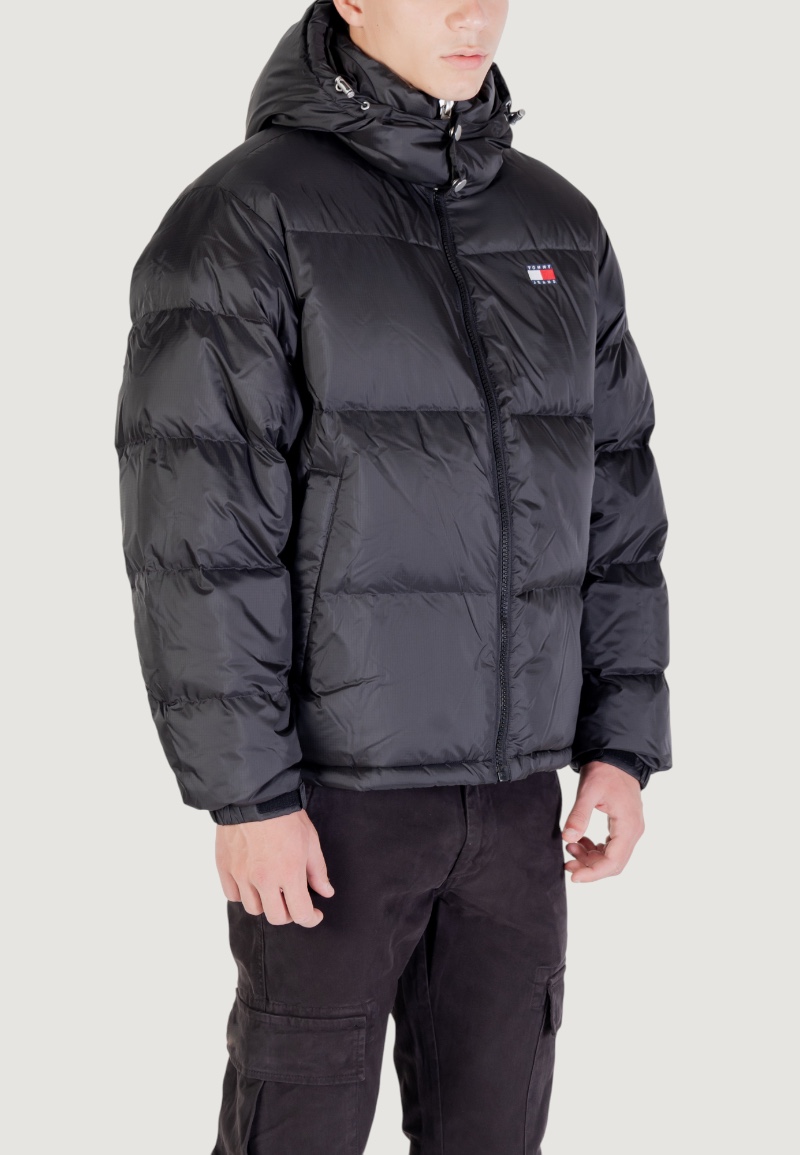 Piumino Tommy Hilfiger Jeans tjm alaska down puff Nero - Foto 4