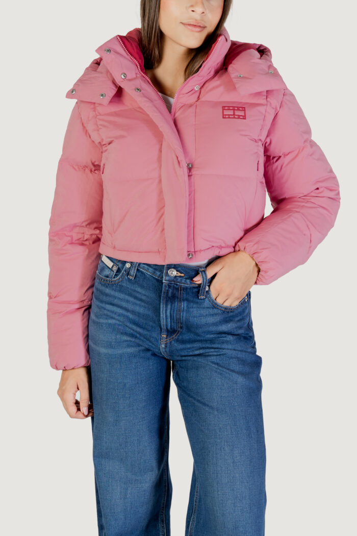 Piumino Tommy Hilfiger Jeans tjw alaska grid crp Rosa