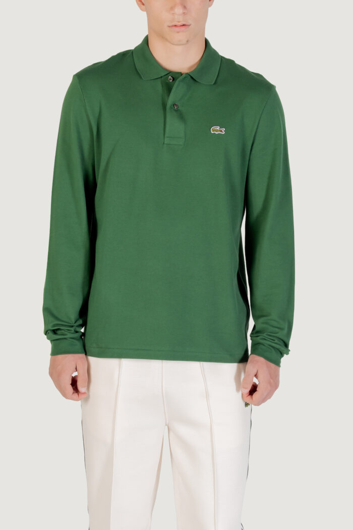 Polo manica lunga LACOSTE  Verde