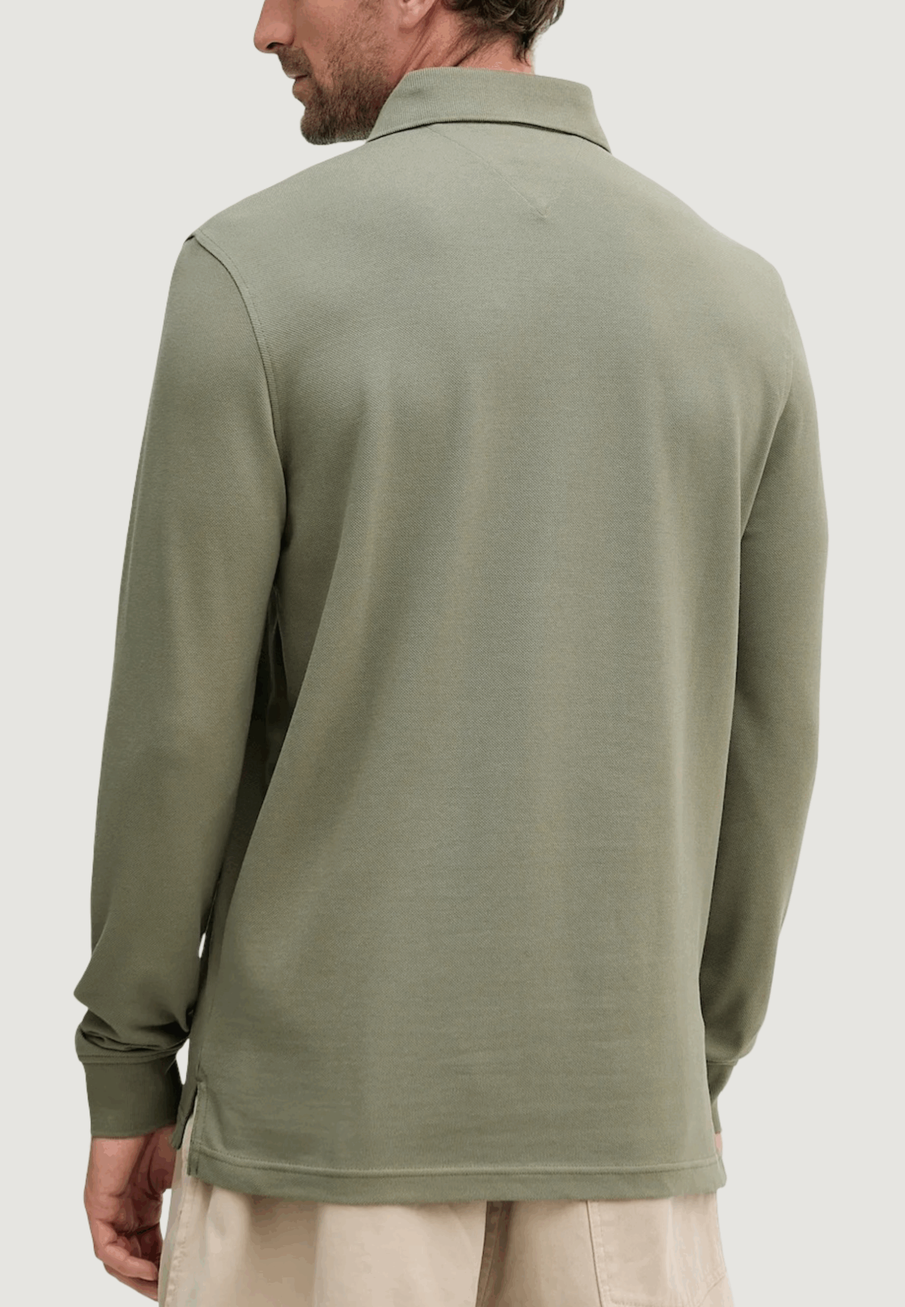 Polo manica lunga Tommy Hilfiger 1985 regular ls polo Verde - Foto 2