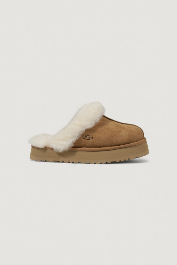 Sabot UGG w disquette –  imballo originale danneggiato – prodotto integro Beige