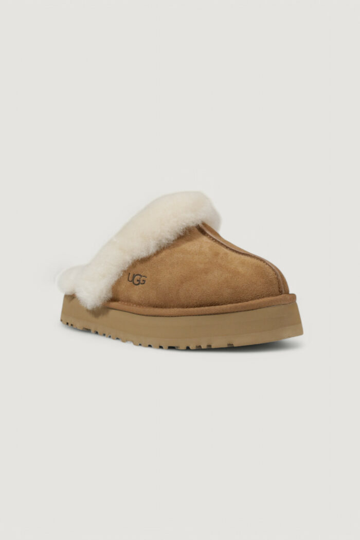 Sabot UGG w disquette –  imballo originale danneggiato – prodotto integro Beige