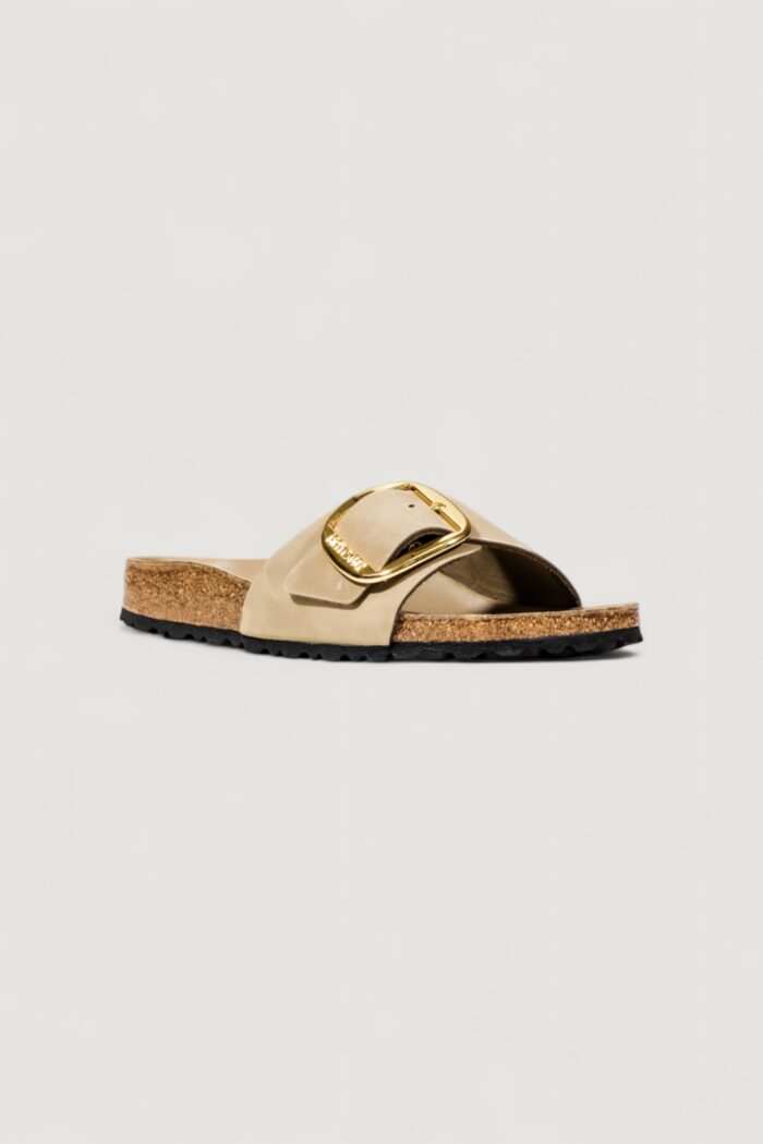 Sandali BIRKENSTOCK madrid big buckle – imballo originale danneggiato – prodotto integro Beige