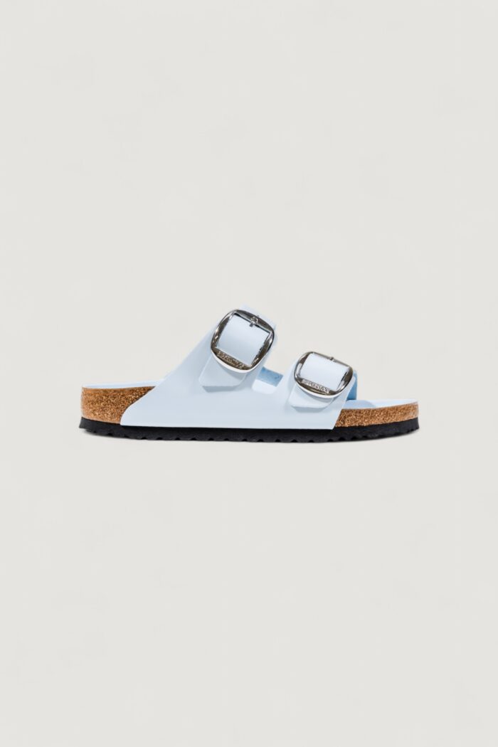 Sandali BIRKENSTOCK arizona big buckle – imballo originale danneggiato – prodotto integro Celeste