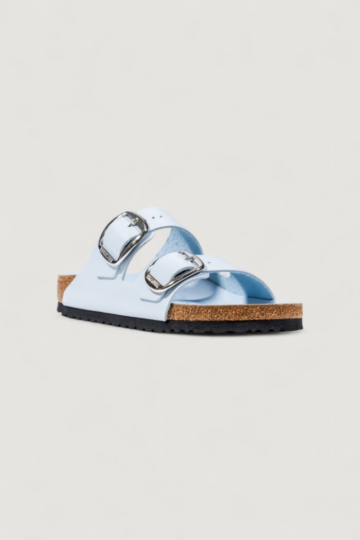 Sandali BIRKENSTOCK arizona big buckle – imballo originale danneggiato – prodotto integro Celeste