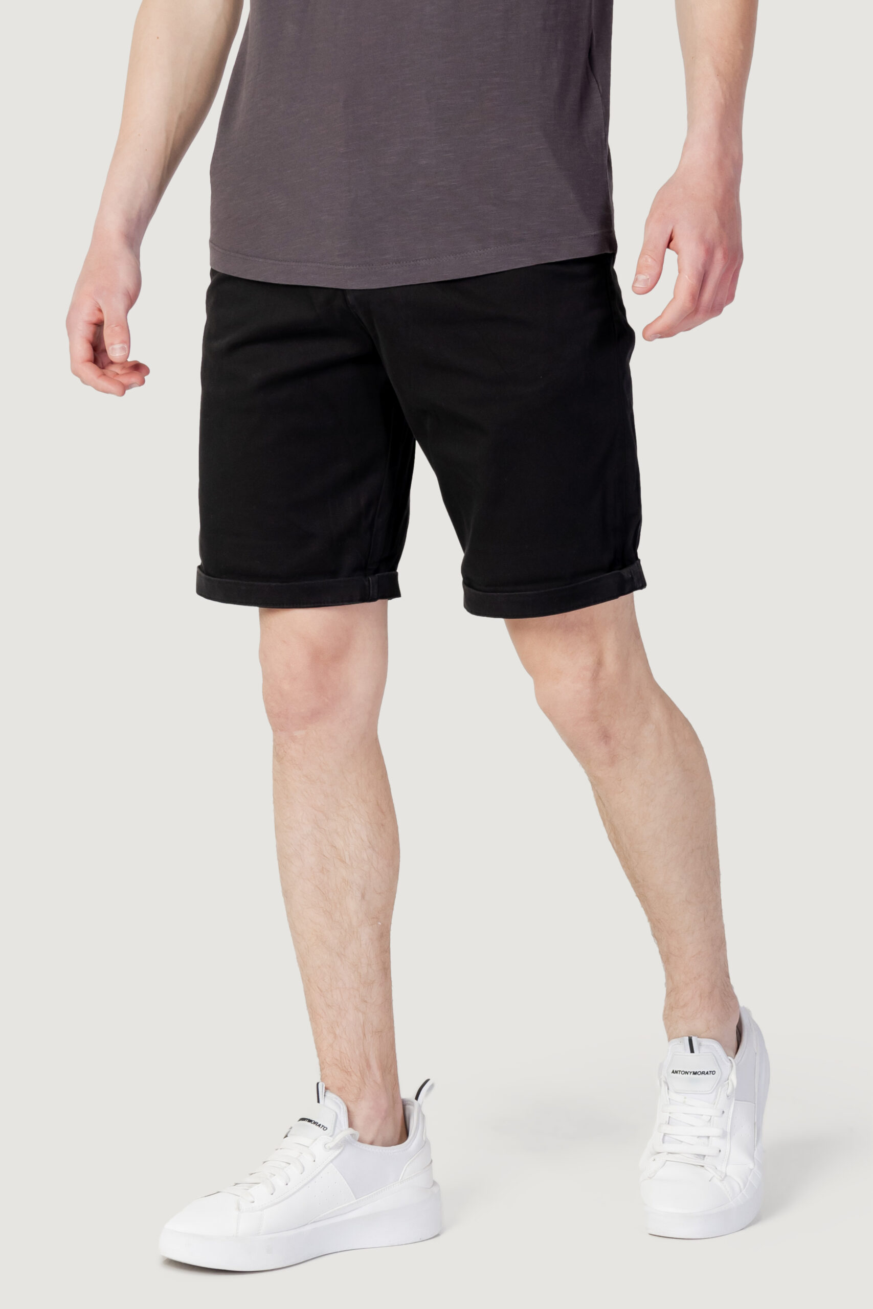 Shorts Jack Jones bowie shorts solid sa sts Nero - Foto 1
