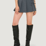 Shorts Only onlmelanie mw pleat tie skort tlr Grigio Scuro - Foto 1