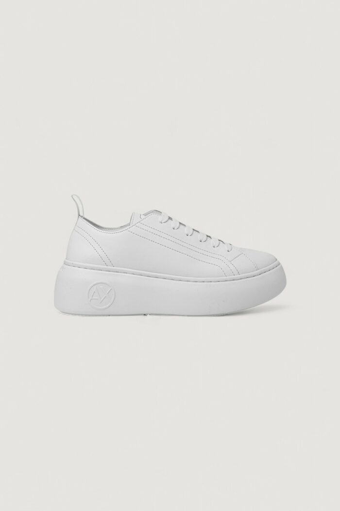 Sneakers Armani Exchange imballo originale danneggiato – prodotto integro Bianco