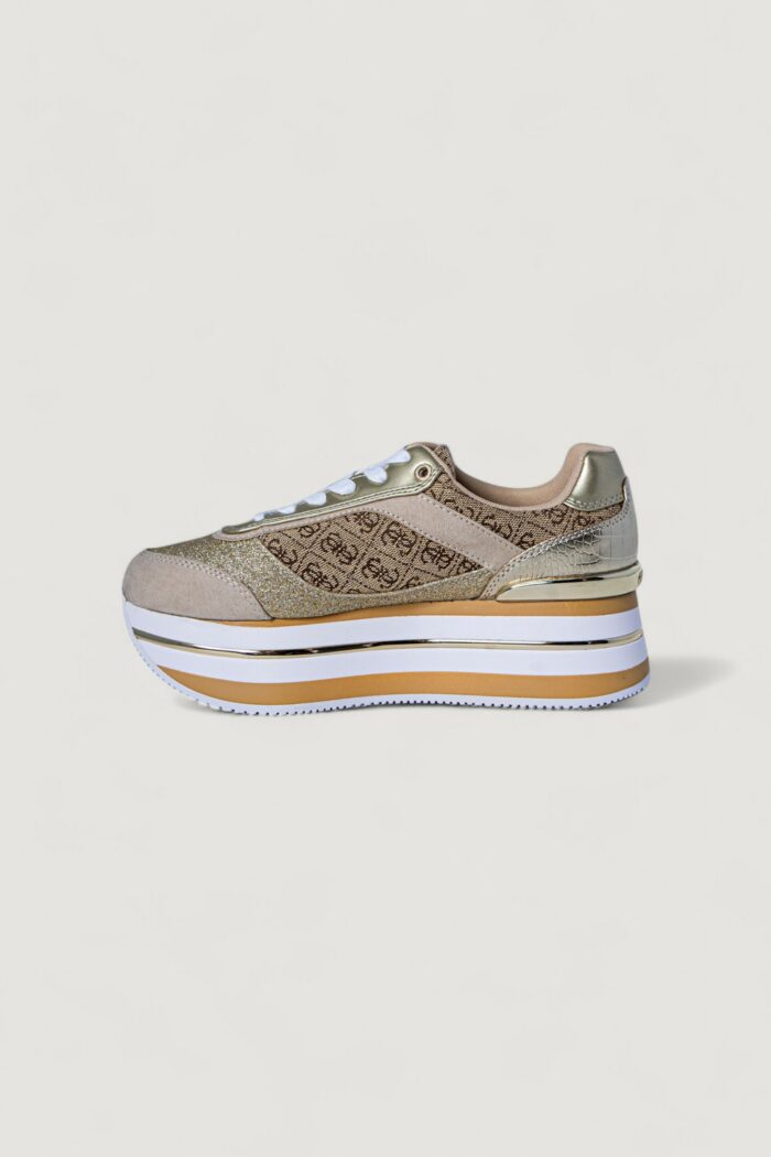 Sneakers Guess hansin – imballo originale danneggiato – prodotto integro Beige