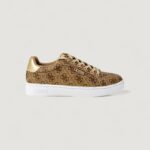 Sneakers Guess beckie - imballo originale danneggiato - prodotto integro Beige scuro - Foto 1