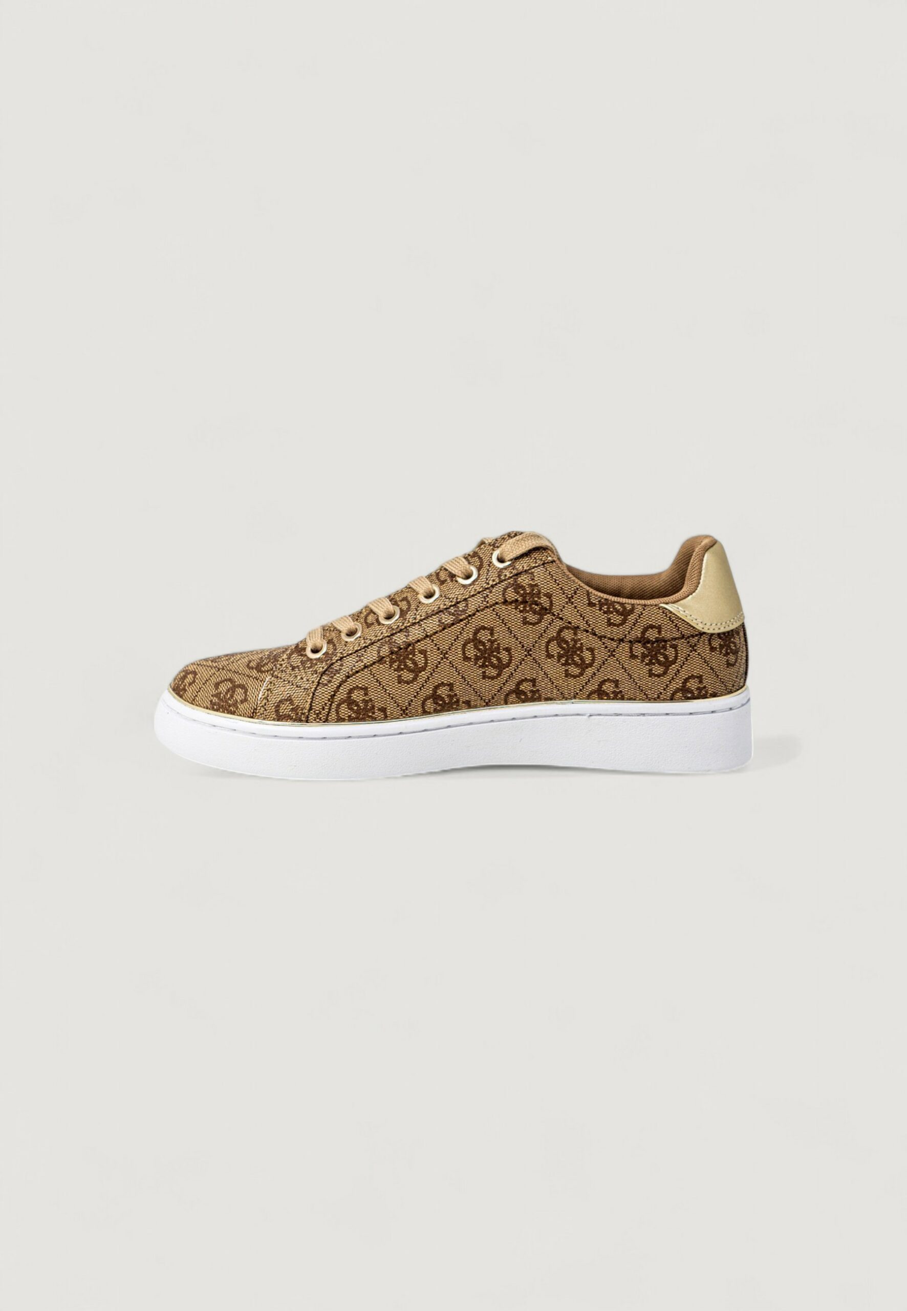 Sneakers Guess beckie - imballo originale danneggiato - prodotto integro Beige scuro - Foto 2