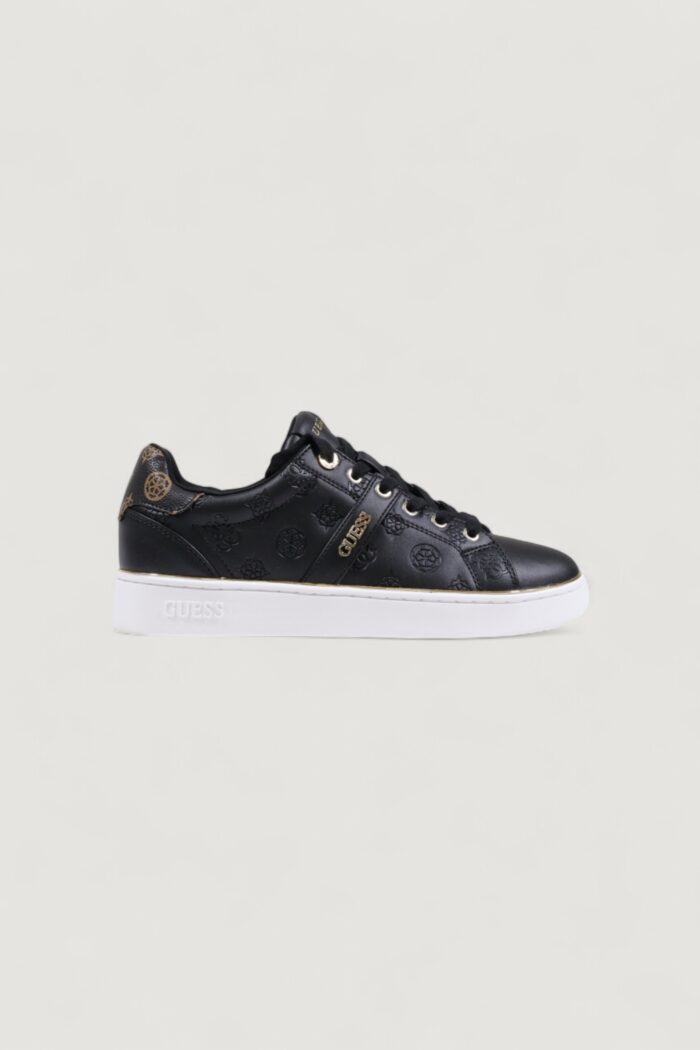 Sneakers Guess britz – imballo originale danneggiato – prodotto integro Nero