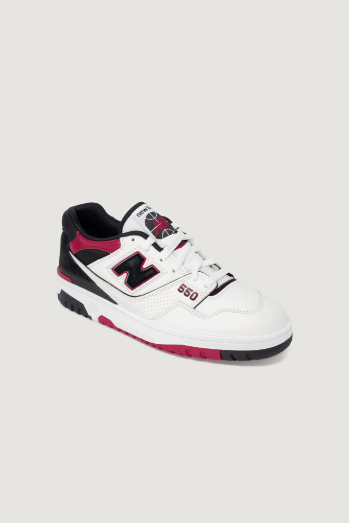 Sneakers New Balance 550 – imballo originale danneggiato – prodotto integro Rosso
