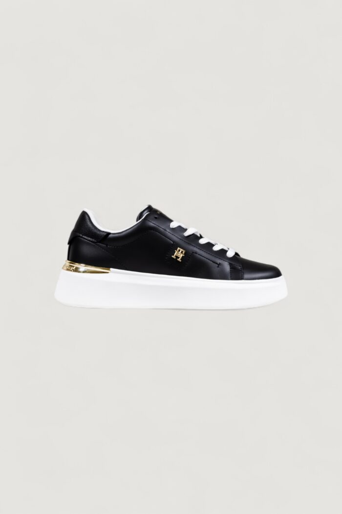 Sneakers Tommy Hilfiger th fashion court sne Nero