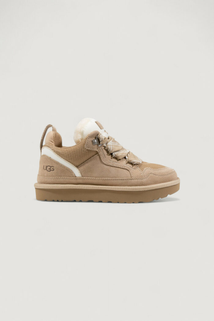 Sneakers UGG lowmel – imballo originale danneggiato – prodotto integro Beige scuro