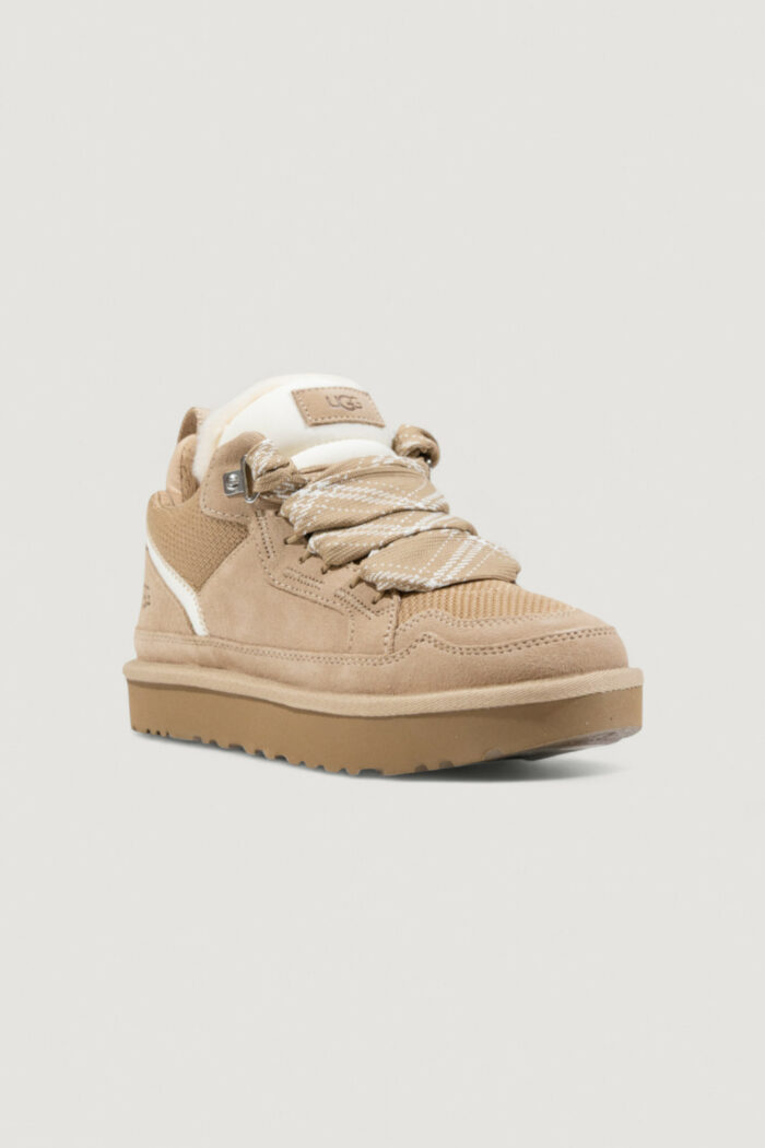 Sneakers UGG lowmel – imballo originale danneggiato – prodotto integro Beige scuro