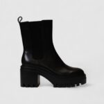 Stivali Calvin Klein chunky heeled chelsea Nero - Foto 1