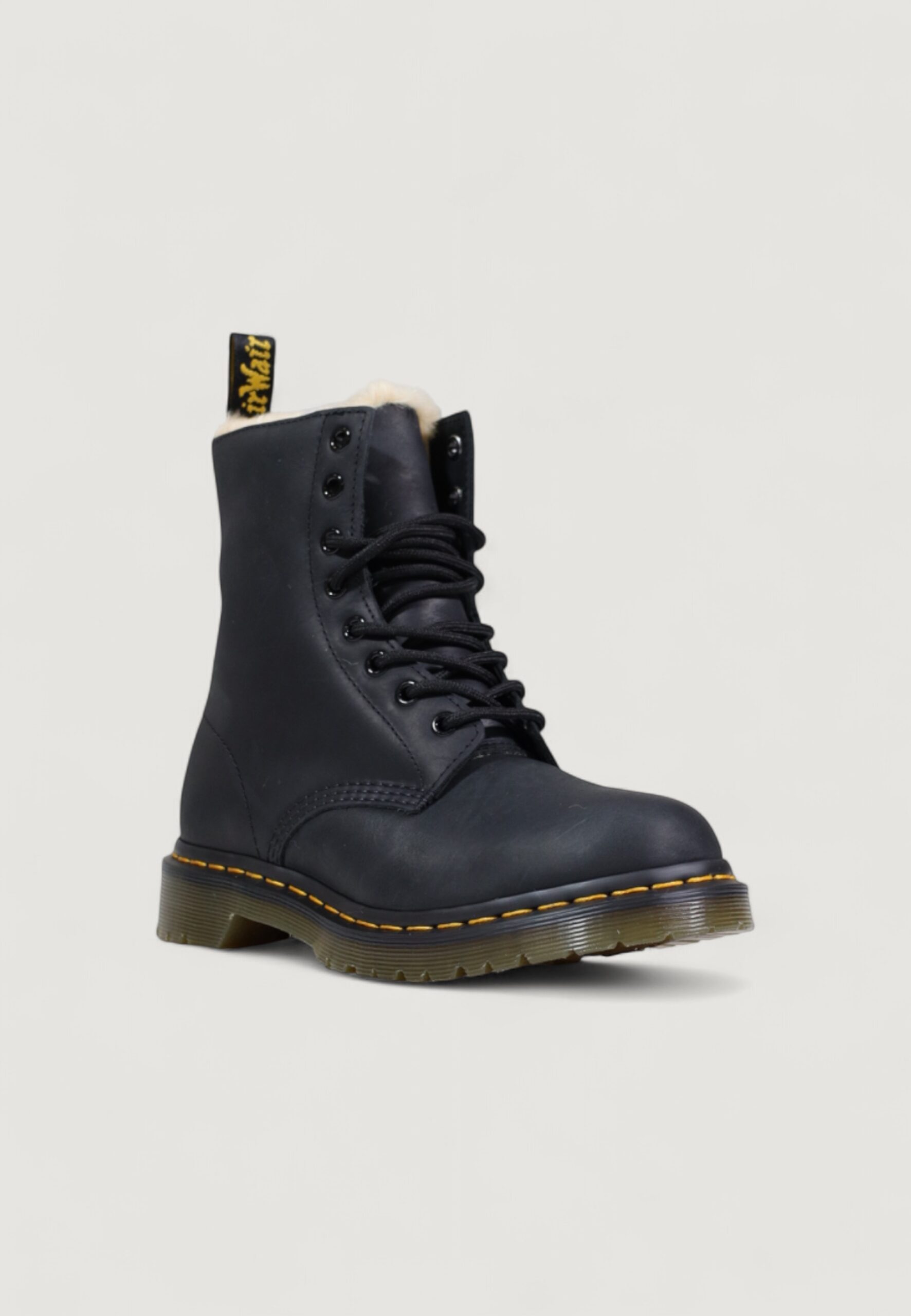 Stivali Dr. Martens 1460 serena burnished wyoming Nero - Foto 2