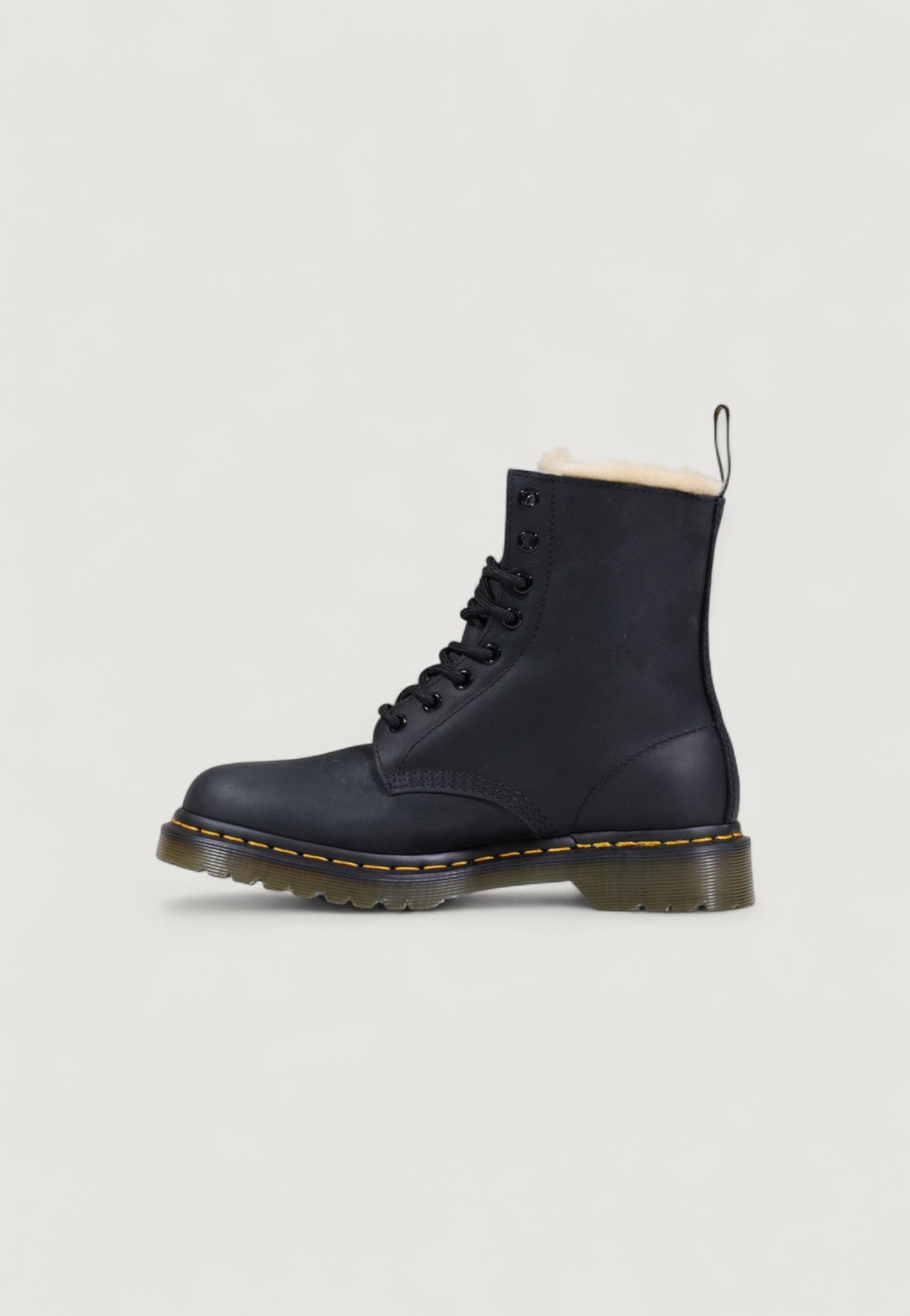 Stivali Dr. Martens 1460 serena burnished wyoming Nero - Foto 3