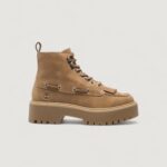 Stivali TIMBERLAND stst mid lace boot wide - imballo originale danneggiato - prodotto integro Beige scuro - Foto 1