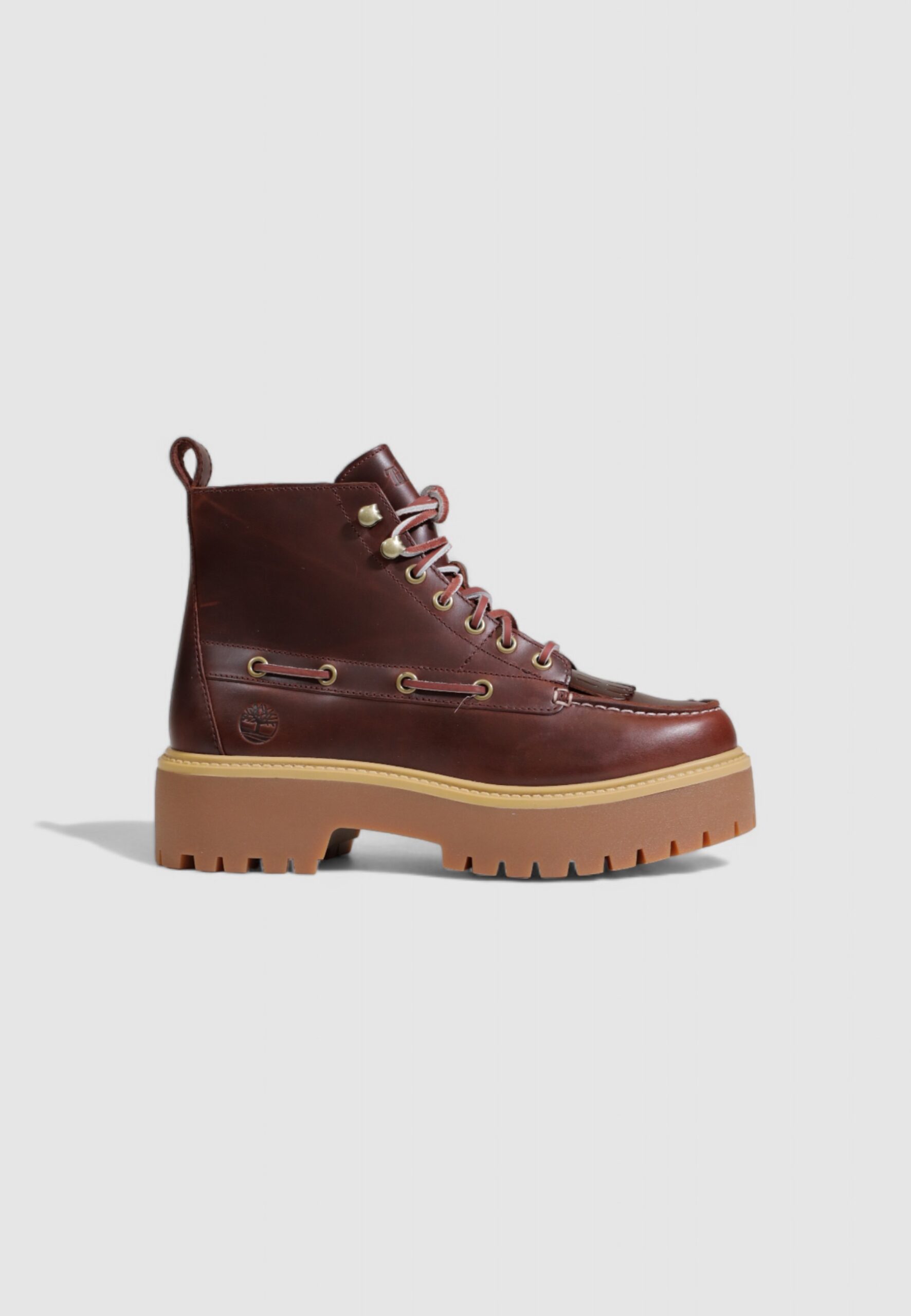 Stringate TIMBERLAND mid lace boot - imballo originale danneggiato - prodotto integro Cuoio - Foto 1