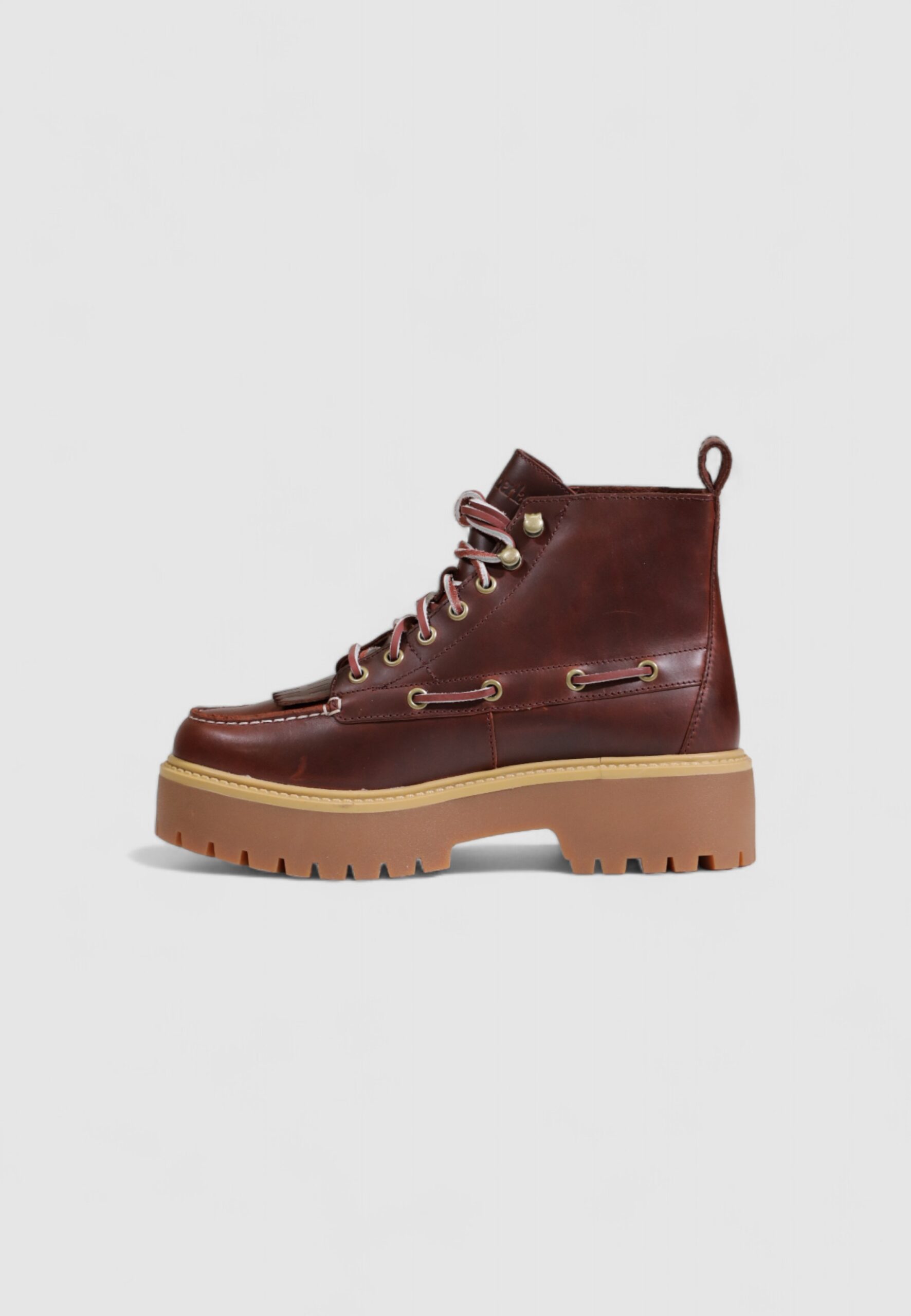 Stringate TIMBERLAND mid lace boot - imballo originale danneggiato - prodotto integro Cuoio - Foto 4