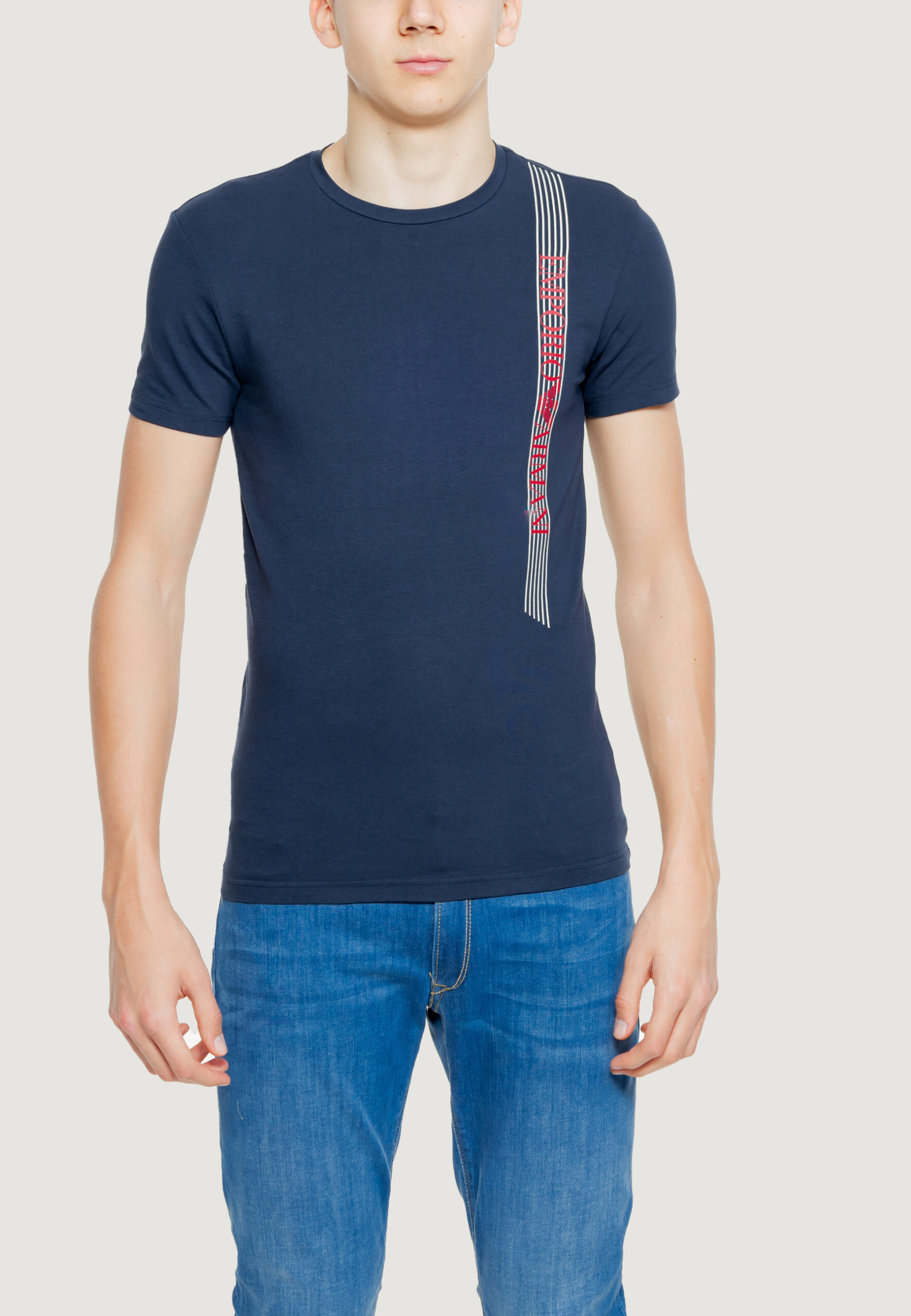 T-shirt Emporio Armani Underwear Blu - Foto 1